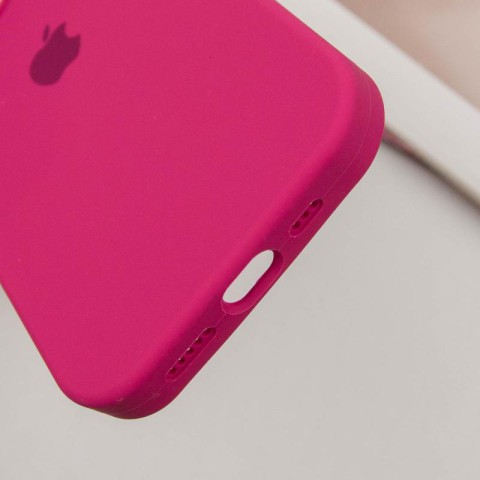 Чохол Silicone Case Full Protective (AA) для Apple iPhone 15 Pro Max (6.7") Червоний / Rose Red