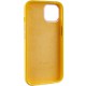 Чохол Silicone Case Metal Buttons (AA) для Apple iPhone 12 Pro / 12 (6.1") Жовтий / Sunglow