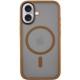 TPU+PC чехол Metal Buttons with MagSafe для Apple iPhone 16 (6.1")