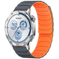 Ремінець Dual-color Magnetic для Smart Watch 22mm Grey / Orange