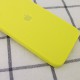 Чохол Silicone Case Square Full Camera Protective (AA) для Apple iPhone 11 Pro Max (6.5") Жовтий / Bright Yellow