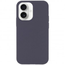 Чохол Silicone Case Full Protective (AA) NO LOGO для Apple iPhone 16 (6.1") Сірий / Dark Gray
