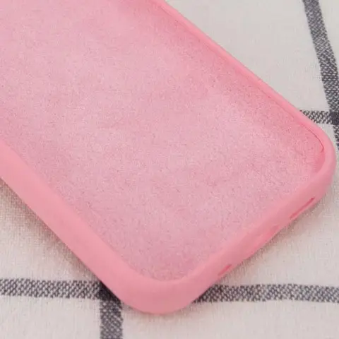 Чохол Silicone Case Full Protective (AA) NO LOGO для Apple iPhone 16 Pro (6.3") Рожевий / Light pink