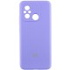 Чохол Silicone Cover Lakshmi Full Camera (AA) with logo для Xiaomi Redmi 12C / Poco C55 Бузковий / Dasheen