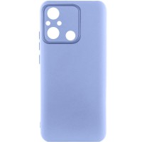 Чохол TPU GETMAN Liquid Silk Full Camera для Xiaomi Redmi 12C Бузковий / Light purple