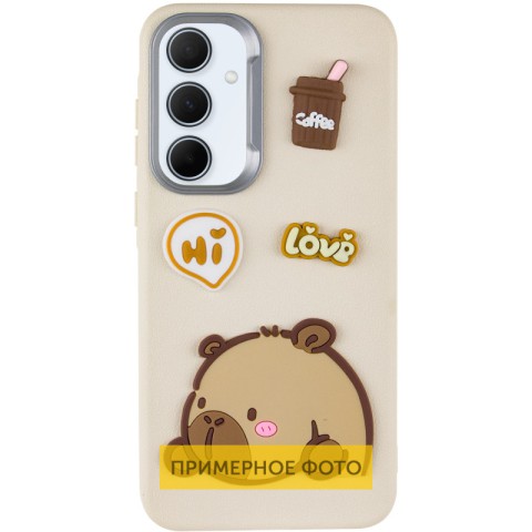 Чохол TPU Leather Toys для Xiaomi Redmi 14C / Redmi A4 / Poco C75 Capybara / Sand