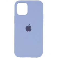 Чохол Silicone Case Full Protective (AA) для Apple iPhone 15 Pro (6.1") Блакитний / Lilac Blue