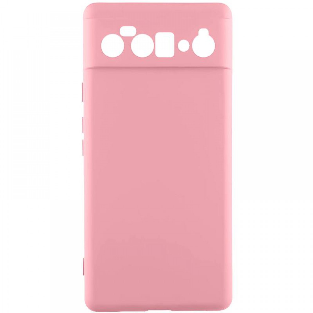 Чохол TPU GETMAN Liquid Silk Full Camera для Google Pixel 6 Pro Рожевий / Pink