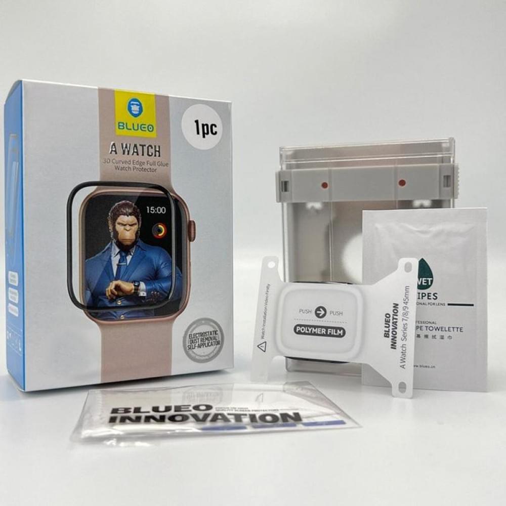 Полімерна 3D плівка Blueo High-Molecule для Apple Watch 40mm (+ аплікатор) Чорний