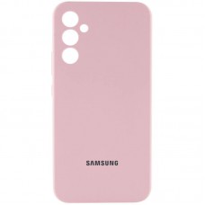 Чохол Silicone Cover Lakshmi Full Camera (AA) with logo для Samsung Galaxy A35 Рожевий / Pink Sand