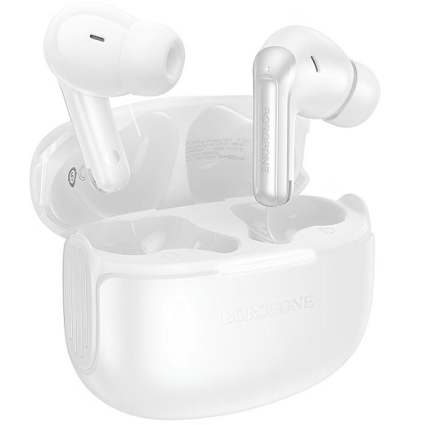 Бездротові TWS навушники Borofone FQ9 Plus Peaceful ANC+ENC White