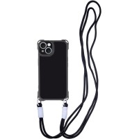 Чохол TPU CrossBody with straps для Apple iPhone 15 (6.1") Black