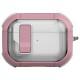 Футляр протиударний Locking Button для навушників Airpods Pro 2 / Pro Pink