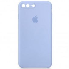 Чохол Silicone Case Square Full Camera Protective (AA) для Apple iPhone 7 plus / 8 plus (5.5") Блакитний / Lilac Blue