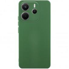 Чохол TPU GETMAN Liquid Silk Full Camera для Xiaomi Redmi Note 14 4G (Int. version) Зелений / Dark green
