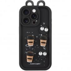 Чохол TPU Toys Case with Ears для Apple iPhone 16 Pro (6.3") Black