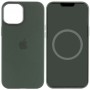 Чохол Silicone case (AAA) full with Magsafe and Animation для Apple iPhone 12 Pro / 12 (6.1") Зелений / Cyprus Green