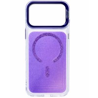 Чохол TPU+PC Jewel Sparkle with MagSafe для Apple iPhone 17 Pro (6.3") Lavender Glitter