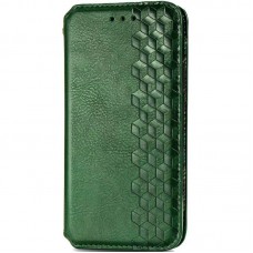 Шкіряний чохол книжка GETMAN Cubic (PU) для Huawei P40 Зелений