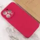 Чохол Silicone Case Full Camera Protective (AA) NO LOGO для Apple iPhone 14 Pro (6.1") Червоний / Rose Red