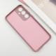 Чохол TPU GETMAN Liquid Silk Full Camera для Samsung Galaxy S23 Рожевий / Pink Sand