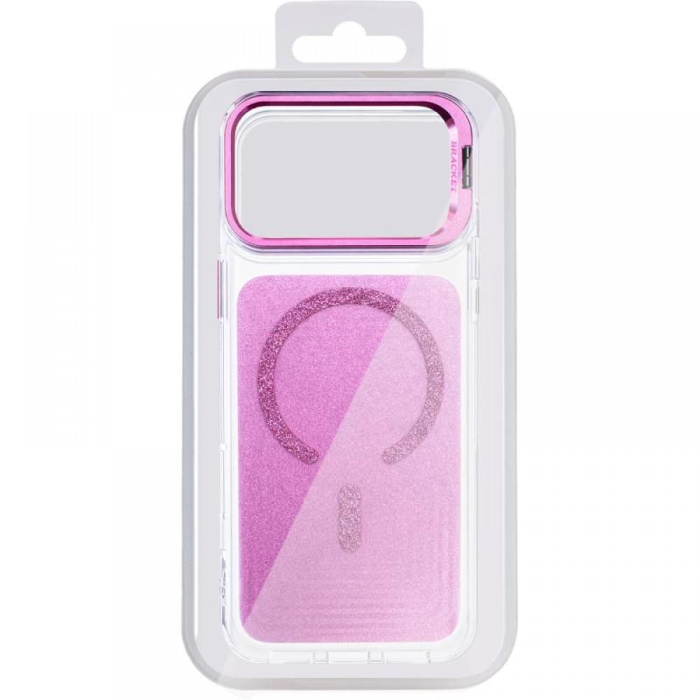 Чохол TPU+PC Jewel Sparkle with MagSafe для Apple iPhone 17 Pro Max (6.9") Pink Ruby