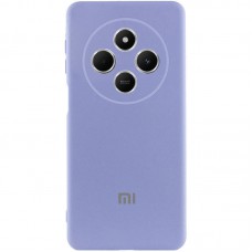Чохол Silicone Cover Lakshmi Full Camera (AAA) with Logo для Xiaomi Redmi 14C / Poco C75 Бузковий / Dasheen