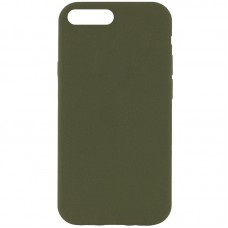 Чохол Silicone Case Full Protective (AA) NO LOGO для Apple iPhone 7 plus / 8 plus (5.5") Зелений / Dark Olive