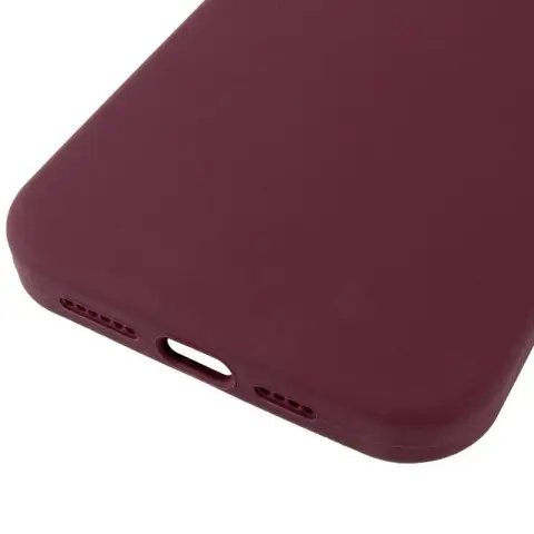 Чохол Silicone Case (AA) Logo with MagSafe для Apple iPhone 11 Pro (5.8") Бордовий / Plum
