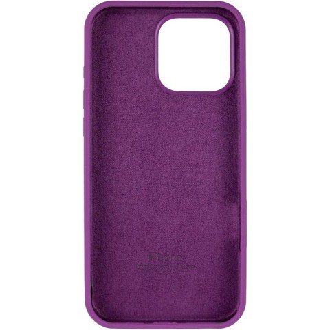 Чохол Silicone Case Full Protective (AA) для Apple iPhone 13 Pro (6.1") Фіолетовий / Grape
