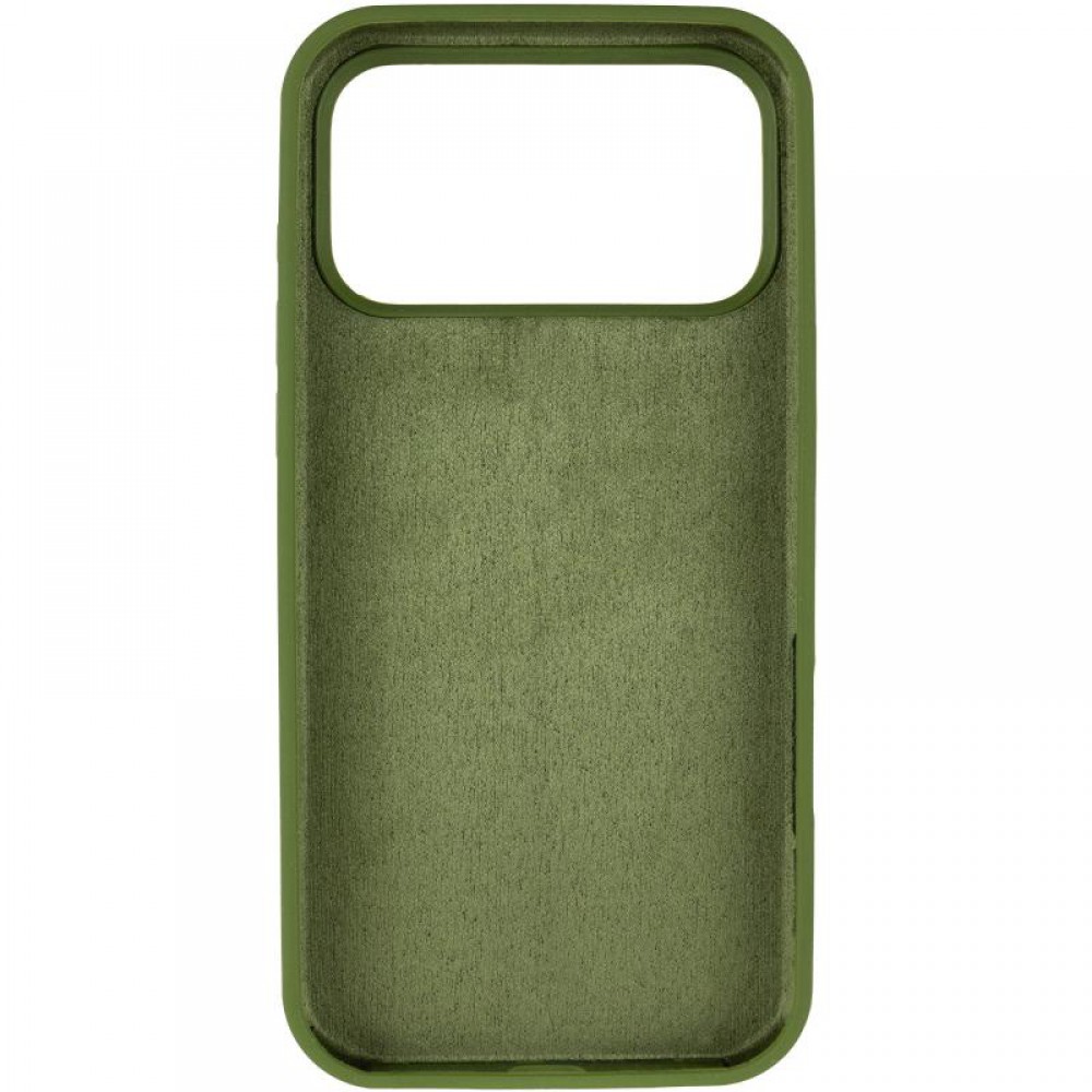 Чохол Silicone Case Full Protective (AA) для Apple iPhone 17 Pro Max (6.9") Зелений / Dark Olive