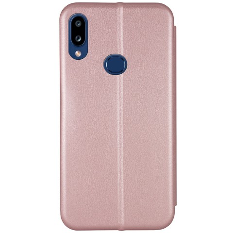 Шкіряний чохол-книжка Classy для Samsung Galaxy A10s Rose Gold