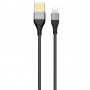 Дата кабель Borofone BU11 Tasteful USB to Lightning (1.2m) Чорний