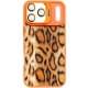 Чохол TPU+PC Wild Leopard with MagSafe and Lens для Apple iPhone 17 Pro (6.3") Orange