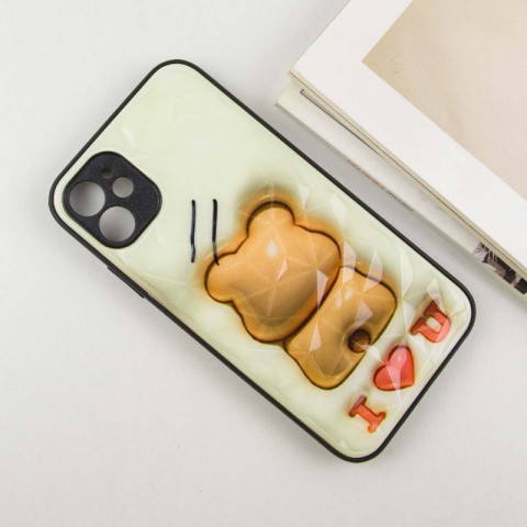 TPU+PC чохол Prisma Fluffie для Apple iPhone 11 (6.1") Bear