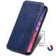 Шкіряний чохол книжка GETMAN Cubic (PU) для Samsung Galaxy A05 Синій