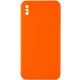Силіконовий чохол Candy Full Camera для Apple iPhone XS Max (6.5") Помаранчевий / Orange