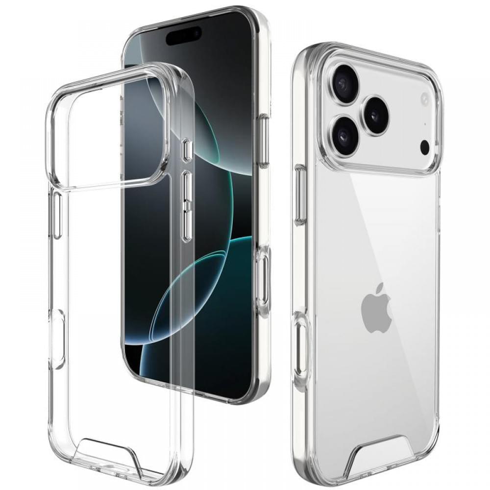 Чохол TPU Space Case transparent для Apple iPhone 17 Pro Max (6.9") Прозорий