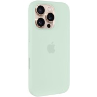 Чохол Silicone case (AAA) with Magsafe and Animation (button) для Apple iPhone 16 Pro Max (6.9") Aquamarine