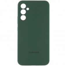 Чохол Silicone Cover Lakshmi Full Camera (AA) with logo для Samsung Galaxy A36 5G Зелений / Dark green