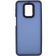 Чохол TPU+PC Lyon Frosted для Xiaomi Redmi Note 9s / Note 9 Pro / Note 9 Pro Max Navy Blue
