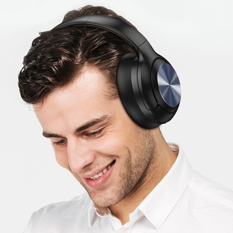 Накладні бездротові навушники Hoco W54 Young ANC Black