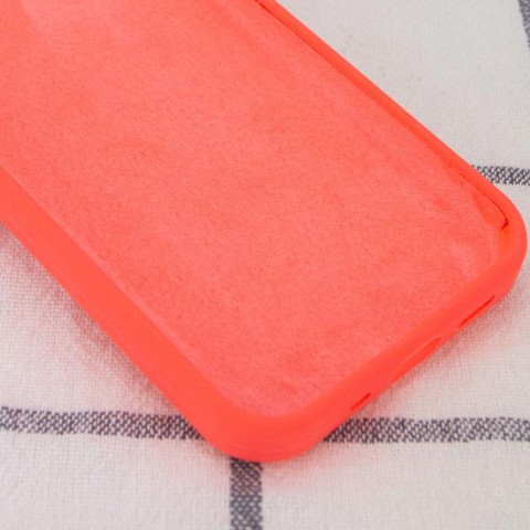 Чохол Silicone Case Full Protective (AA) NO LOGO для Apple iPhone 16 (6.1") Кавуновий / Watermelon red