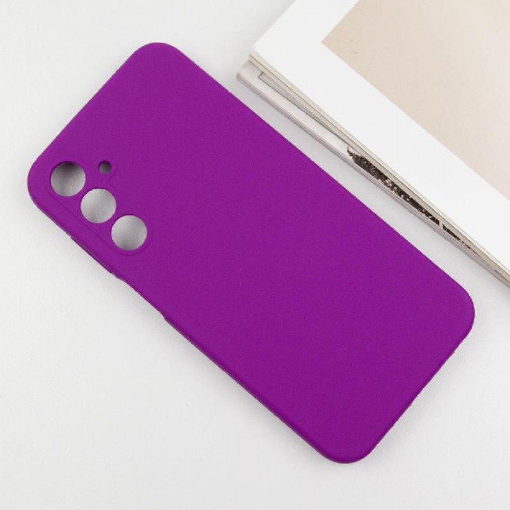 Чохол Silicone Cover Lakshmi Full Camera (AA) для Samsung Galaxy A15 4G/5G / M15 5G Фіолетовий / Purple