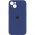 Чохол Silicone Case Full Camera Protective (AA) для Apple iPhone 13 (6.1") Синій / Deep navy