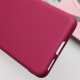 Чохол Silicone Cover Lakshmi Full Camera (AA) для Samsung Galaxy S21 FE Бордовий / Marsala