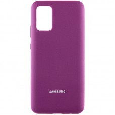 Чохол Silicone Cover Full Protective (AA) для Samsung Galaxy A02s Фіолетовий / Grape