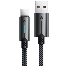 Дата кабель Acefast C19-04 USB to Type-C 3A (1.2m) Black