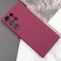 Чохол Silicone Cover Lakshmi Full Camera (AAA) для Samsung Galaxy S22 Ultra Бордовий / Plum