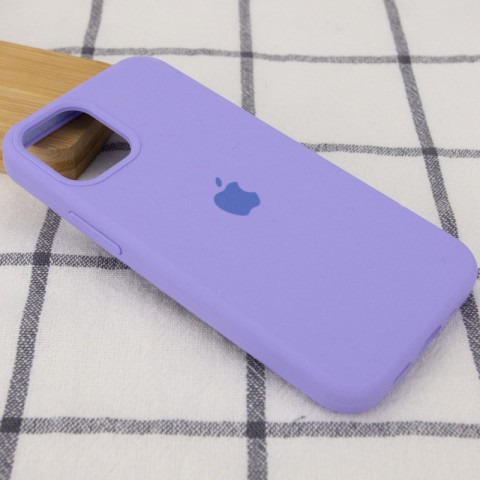 Чохол Silicone Case Full Protective (AA) для Apple iPhone 13 (6.1") Бузковий / Dasheen